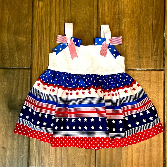 Bonnie Baby Other - NWOT INFANT GIRLS PATRIOTIC DRESS : SIZE 6/9 MONTHS
